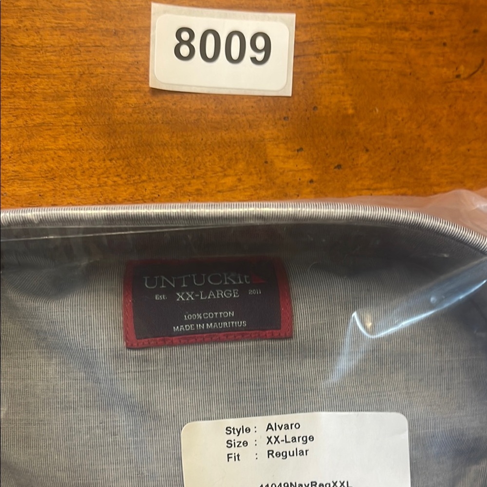 UNTUCKit Alvaro Gray Shirt XX-Large